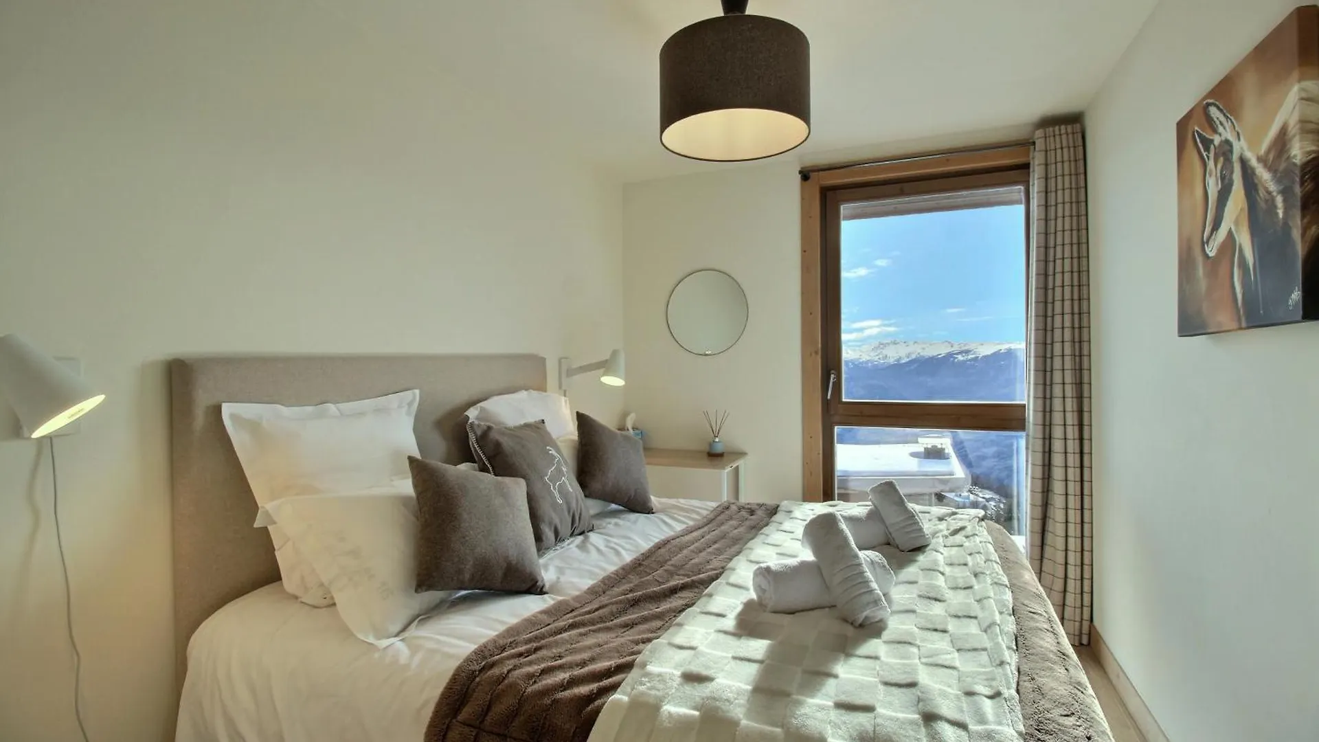 Apartman Arc 1600, Le Ridge, Appartement 12 Personnes Duplex Vue Montagne - Ski Aux Pieds - Sauna, Hammam, Jacuzzi, Piscine Les Arcs