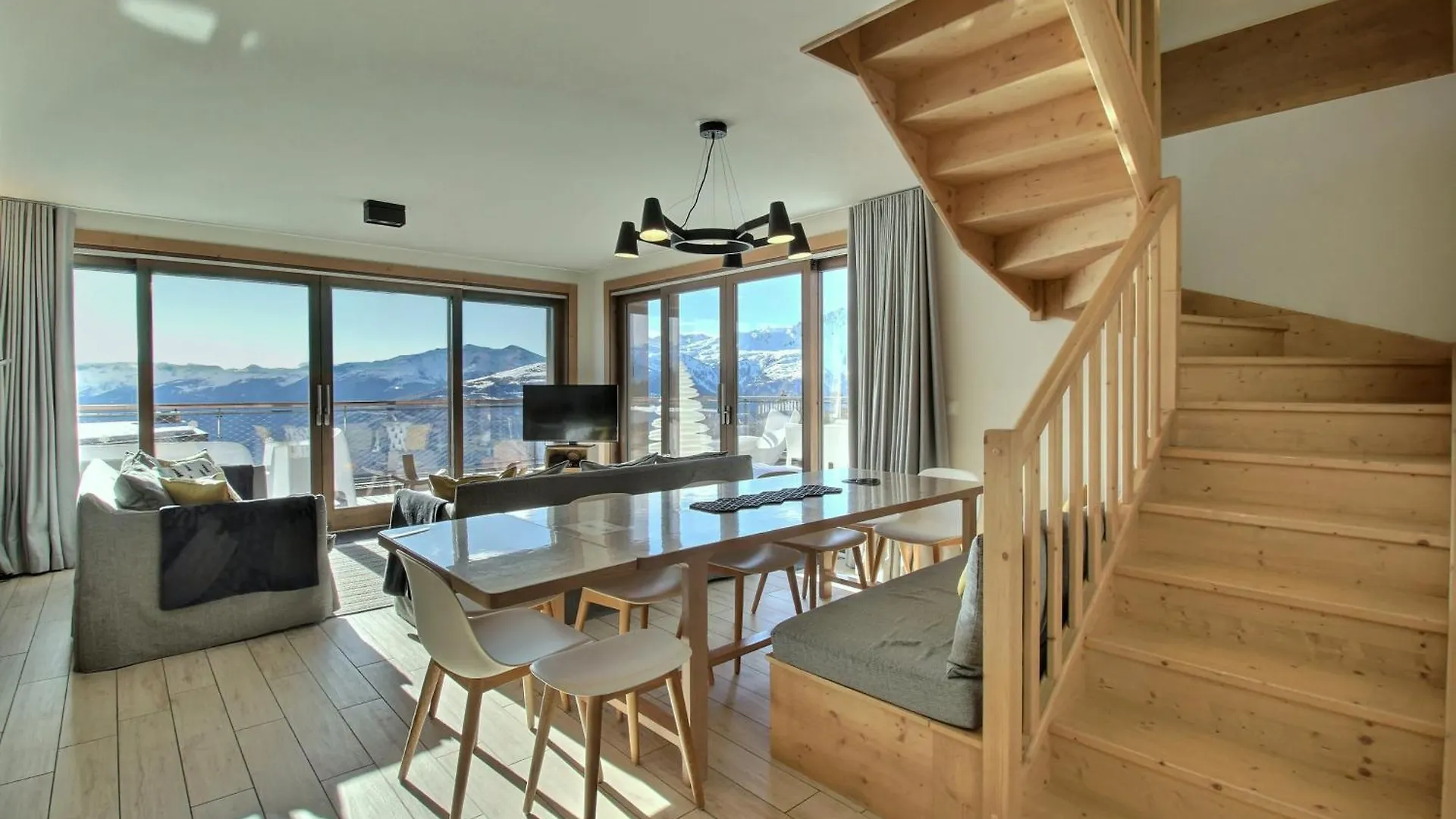 Arc 1600, Le Ridge, Appartement 12 Personnes Duplex Vue Montagne - Ski Aux Pieds - Sauna, Hammam, Jacuzzi, Piscine Les Arcs  0*, Les Arcs (Savoie)