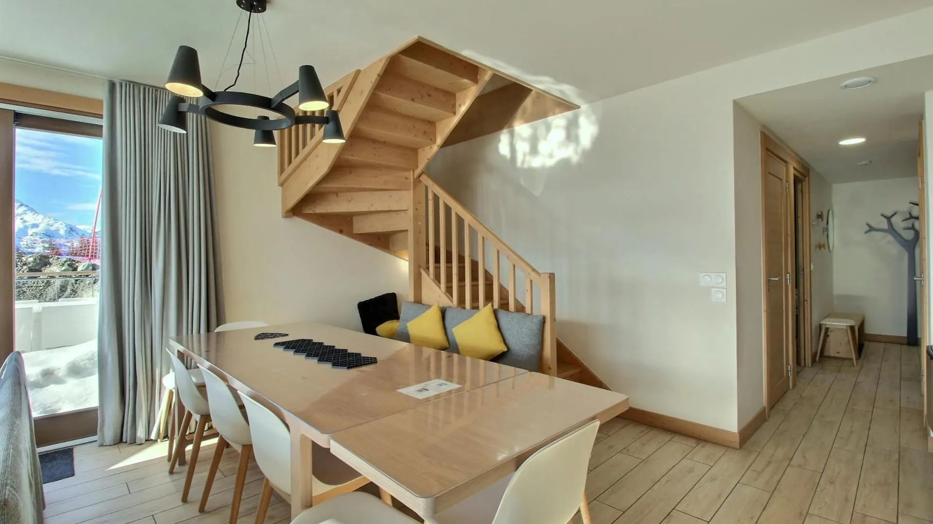 Arc 1600, Le Ridge, Appartement 12 Personnes Duplex Vue Montagne - Ski Aux Pieds - Sauna, Hammam, Jacuzzi, Piscine Les Arcs  Fransa
