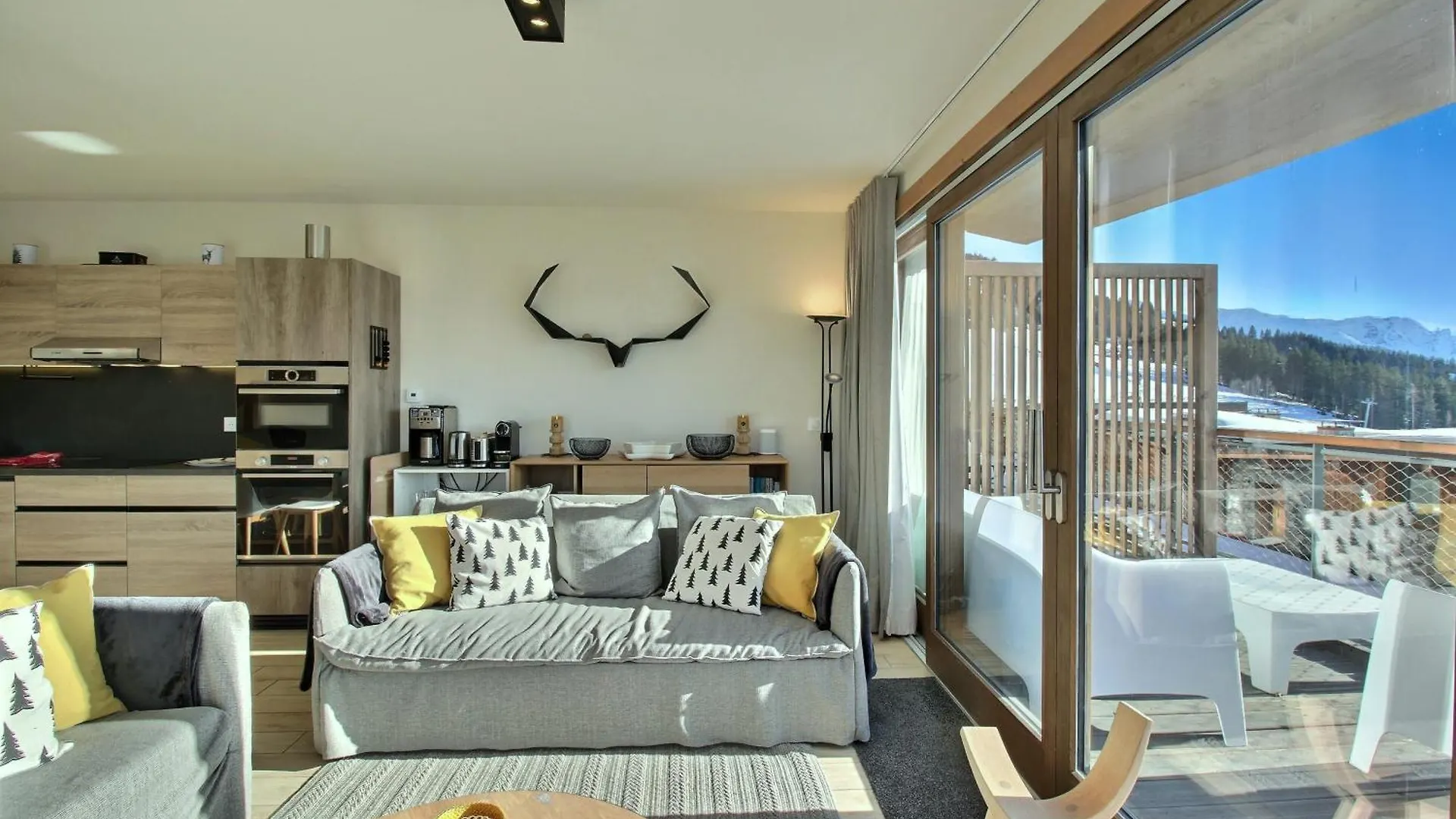 Arc 1600, Le Ridge, Appartement 12 Personnes Duplex Vue Montagne - Ski Aux Pieds - Sauna, Hammam, Jacuzzi, Piscine Les Arcs  0*, Les Arcs (Savoie) Franciaország