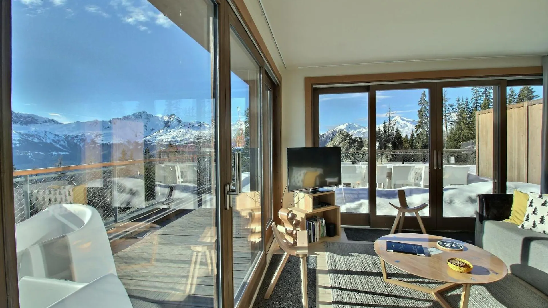 Daire Arc 1600, Le Ridge, Appartement 12 Personnes Duplex Vue Montagne - Ski Aux Pieds - Sauna, Hammam, Jacuzzi, Piscine Les Arcs  Fransa