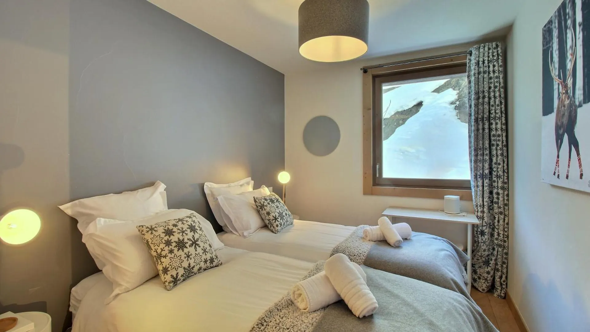 Arc 1600, Le Ridge, Appartement 12 Personnes Duplex Vue Montagne - Ski Aux Pieds - Sauna, Hammam, Jacuzzi, Piscine Les Arcs  Apartmán Les Arcs (Savoie)