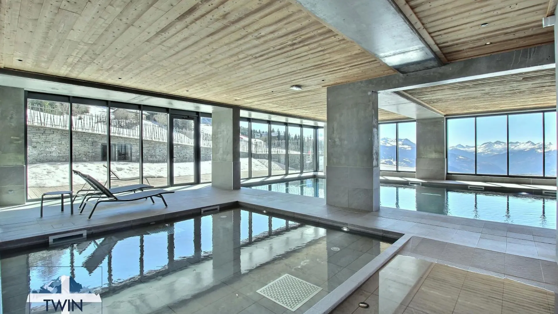 Arc 1600, Le Ridge, Appartement 12 Personnes Duplex Vue Montagne - Ski Aux Pieds - Sauna, Hammam, Jacuzzi, Piscine Les Arcs  Apartmán