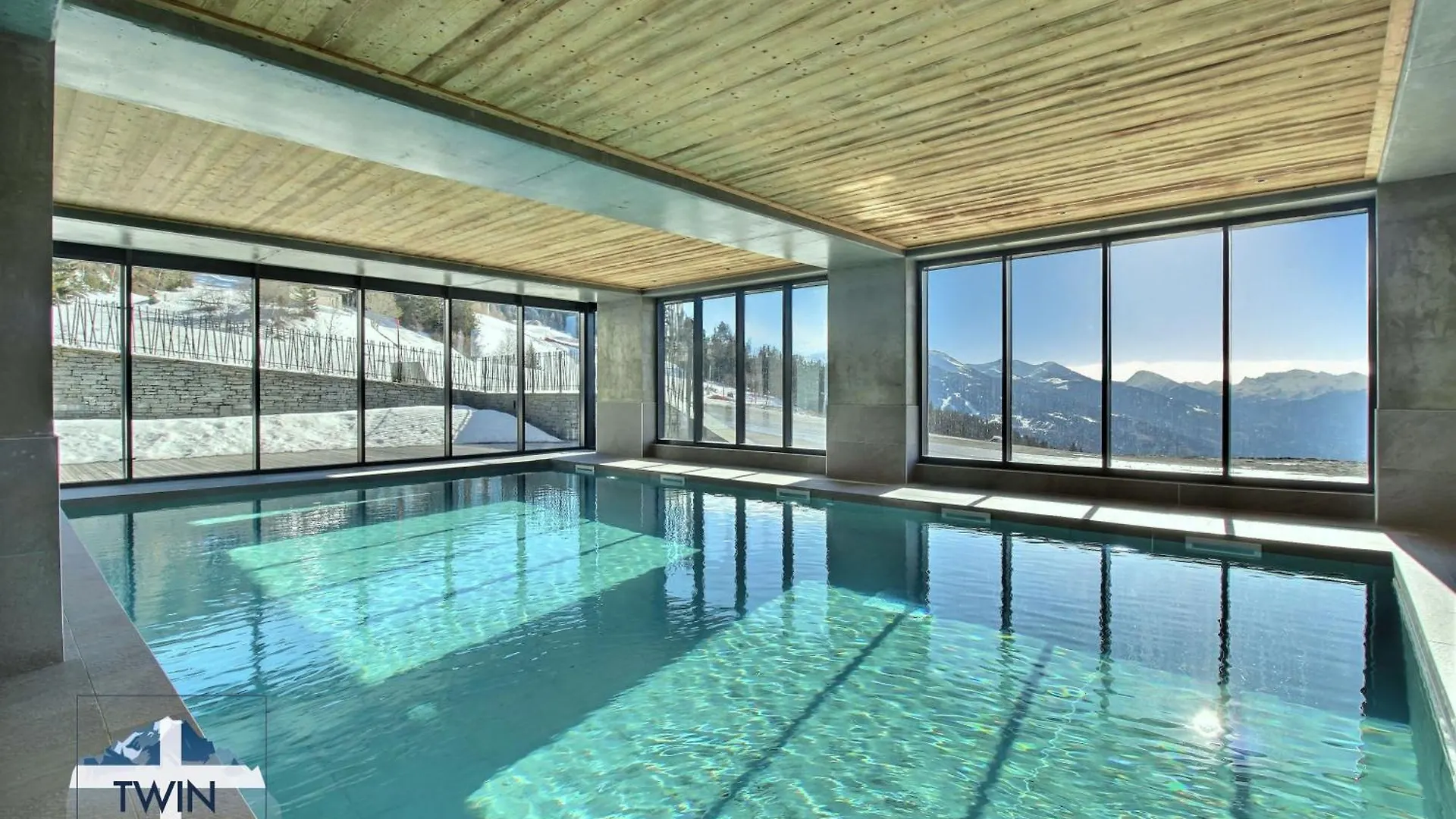 Apartmán Arc 1600, Le Ridge, Appartement 12 Personnes Duplex Vue Montagne - Ski Aux Pieds - Sauna, Hammam, Jacuzzi, Piscine Les Arcs